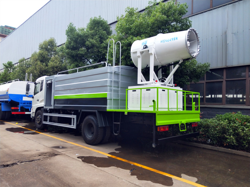 東風(fēng)D9霧炮抑塵車 15噸級(jí)高效抑塵利器，湖北程力集團(tuán)匠心打造